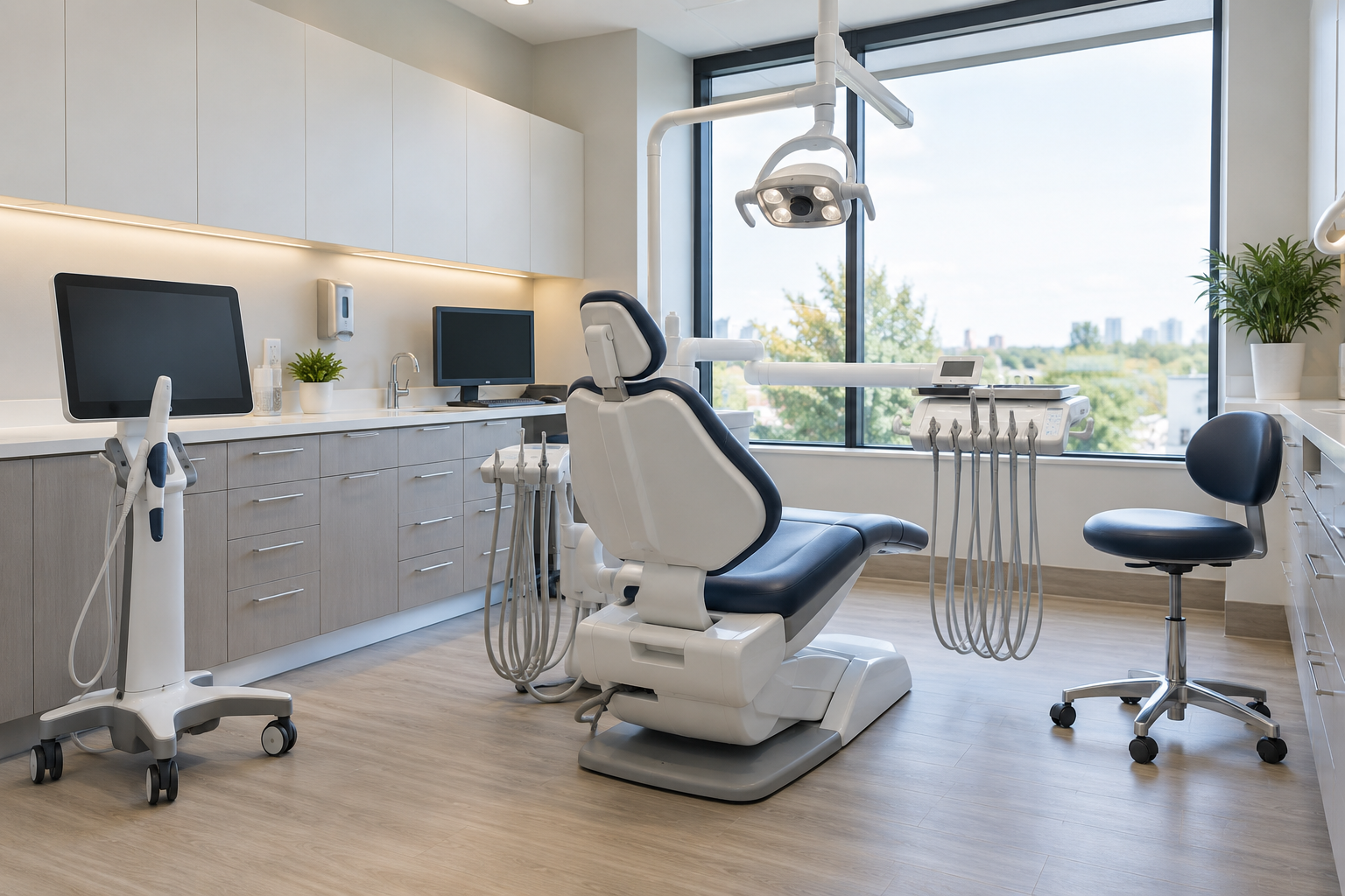 Modern dental treatment room